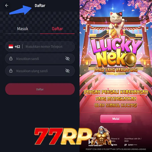 77rp Daftar Sekarang - Unduh APK